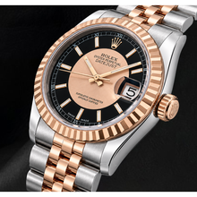 Rolex Datejust 36mm 116231 Black Dial Rose Gold and Stainless Steel Watch