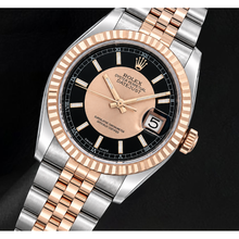 Rolex Datejust 36mm 116231 Black Dial Rose Gold and Stainless Steel Watch