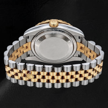 Rolex Datejust 36mm 116233 Red Diamond Dial Diamond Bezel Two Tone Watch
