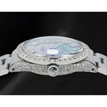 Rolex Datejust 36mm 1601 Blue Mother of Pearl Roman Diamond Dial Stainless Steel Watch
