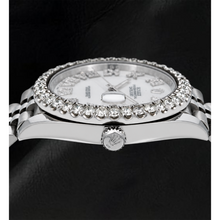 Rolex Datejust 41mm 126300 White Mother of Pearl Roman Diamond Dial Watch