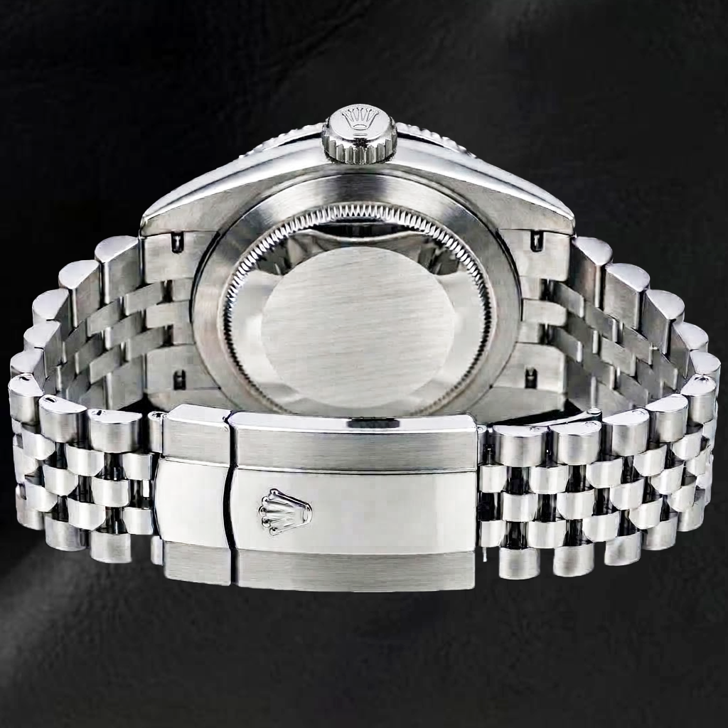 Rolex Datejust 41mm 126300 White Mother of Pearl Roman Diamond Dial Watch