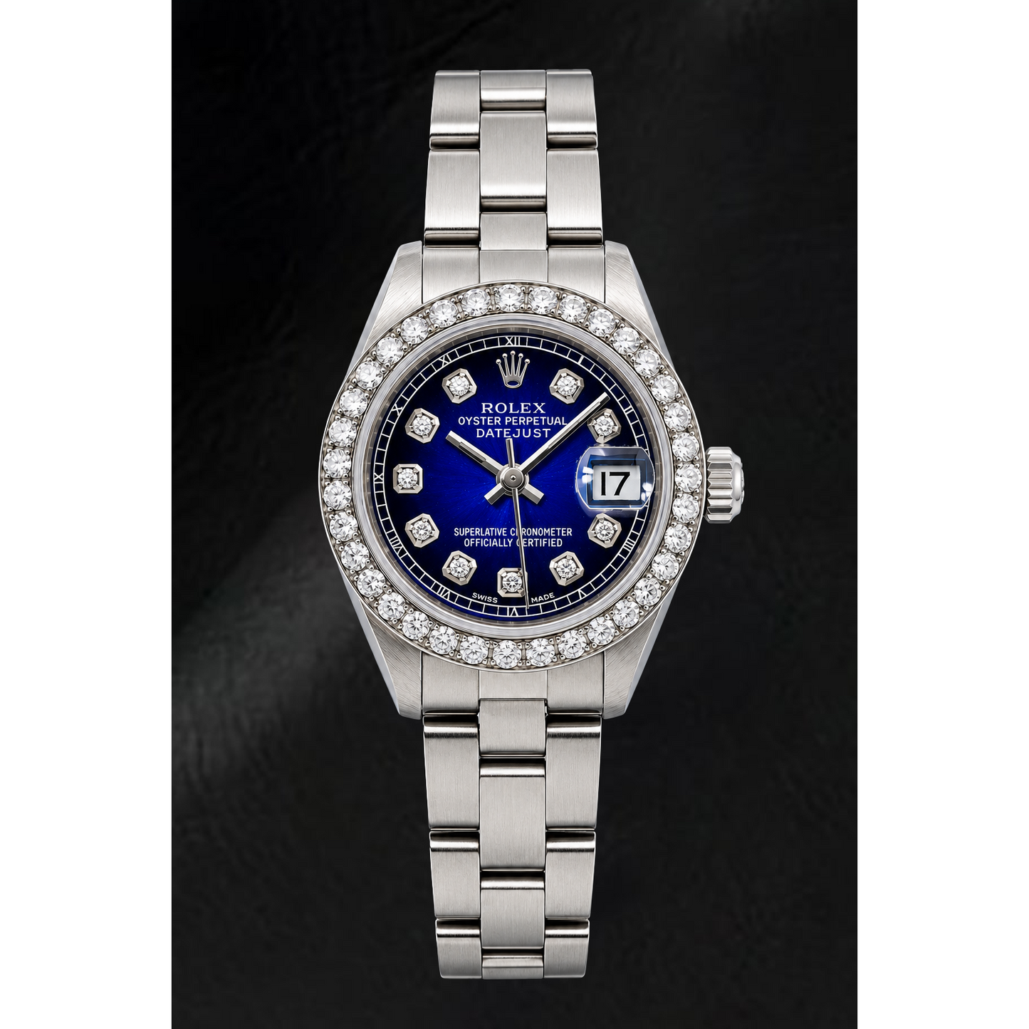 Rolex Datejust 6916 26mm Blue Diamond Dial Stainless Steel Watch