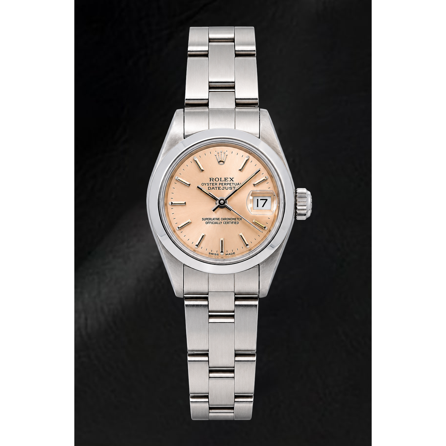 Rolex Datejust 69160 26mm Sundust Stick Dial Stainless Steel Watch