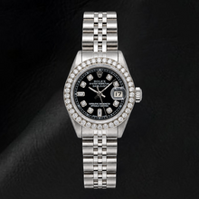 Rolex Datejust 6917 26mm Black Diamond Dial Stainless Steel Watch