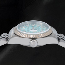 Rolex Datejust 6917 26mm Ice Blue String Diamond Dial Stainless Steel Jubilee Bracelet Watch