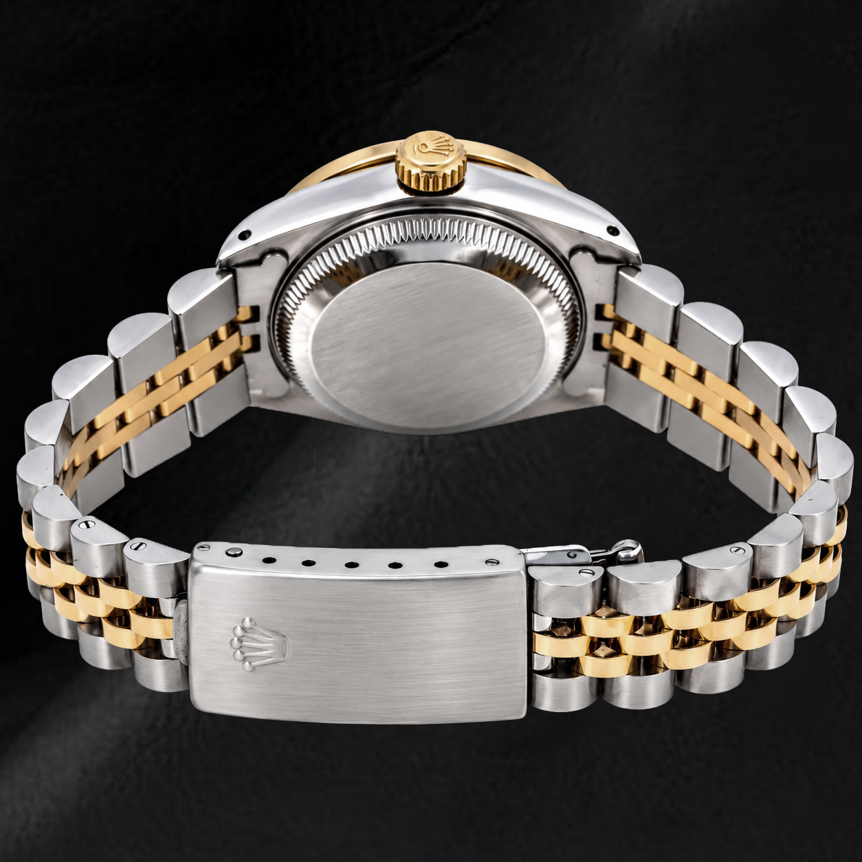 Rolex Datejust 6917 26mm Pink Mother of Pearl Diamond Dial Two Tone Jubilee Bracelet Watch