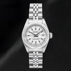 Rolex Datejust 6917 26mm Silver Stick Dial Stainless Steel Jubilee Bracelet Watch