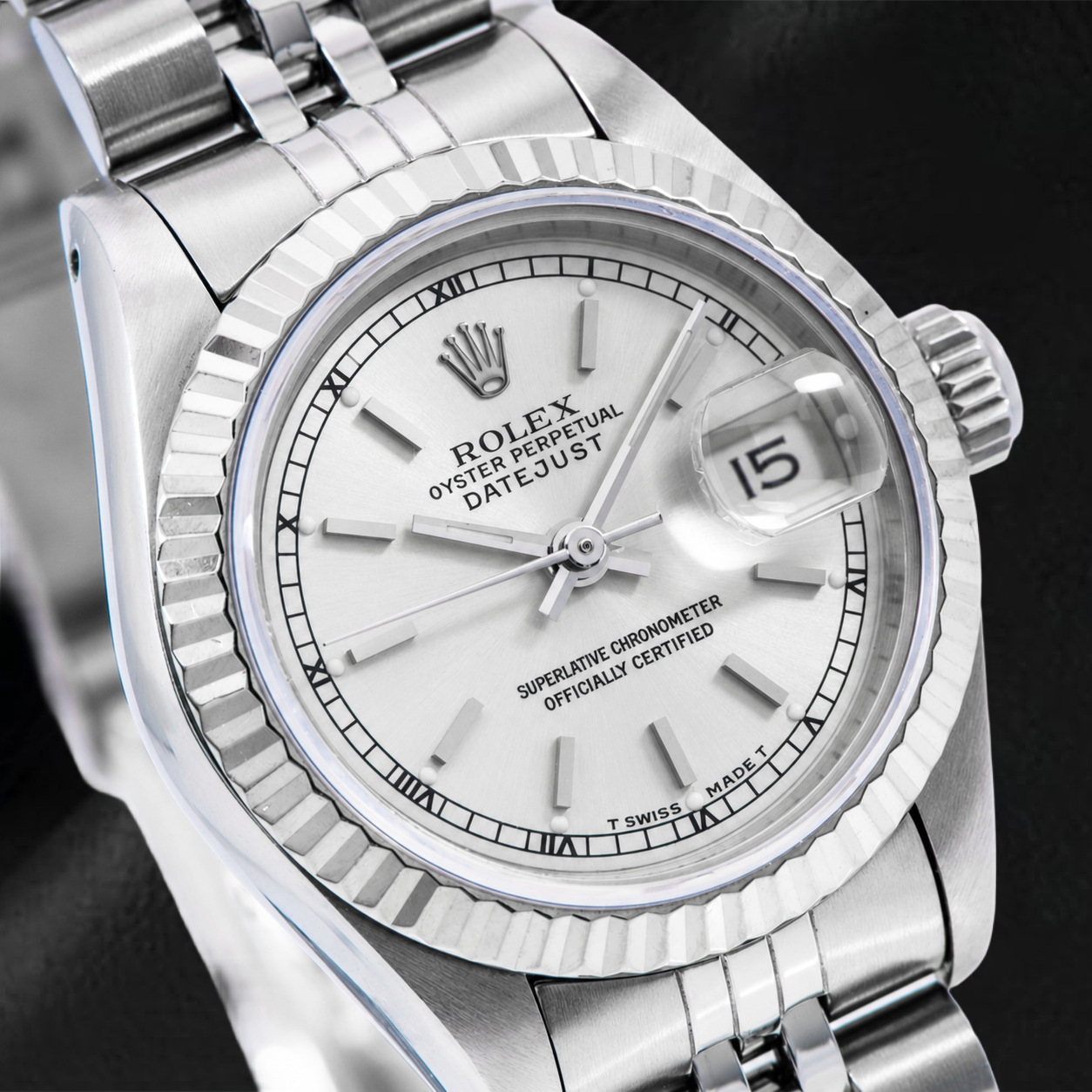 Rolex Datejust 6917 26mm Silver Stick Dial Stainless Steel Jubilee Bracelet Watch