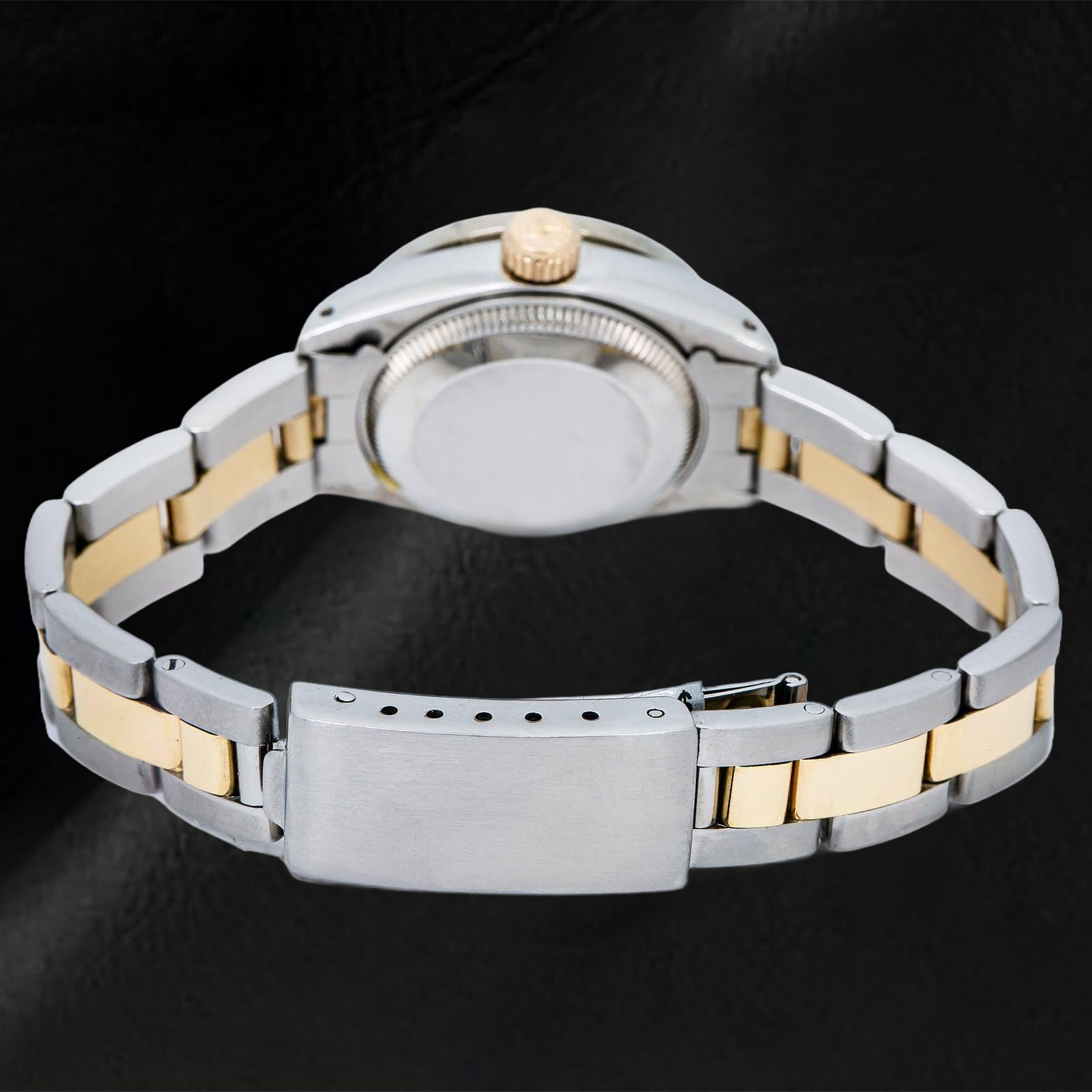 Rolex Datejust 6917 26mm White Diamond Dial Two Tone Oyster Bracelet Watch