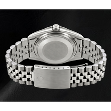 Rolex Datejust 69174 26mm Black Mother of Pearl Diamond Dial Stainless Steel Watch