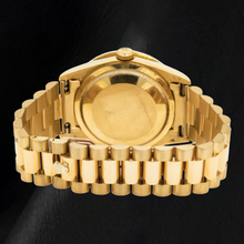 Rolex Day-Date 18238 36mm Blue Diamond Dial Yellow Gold Watch