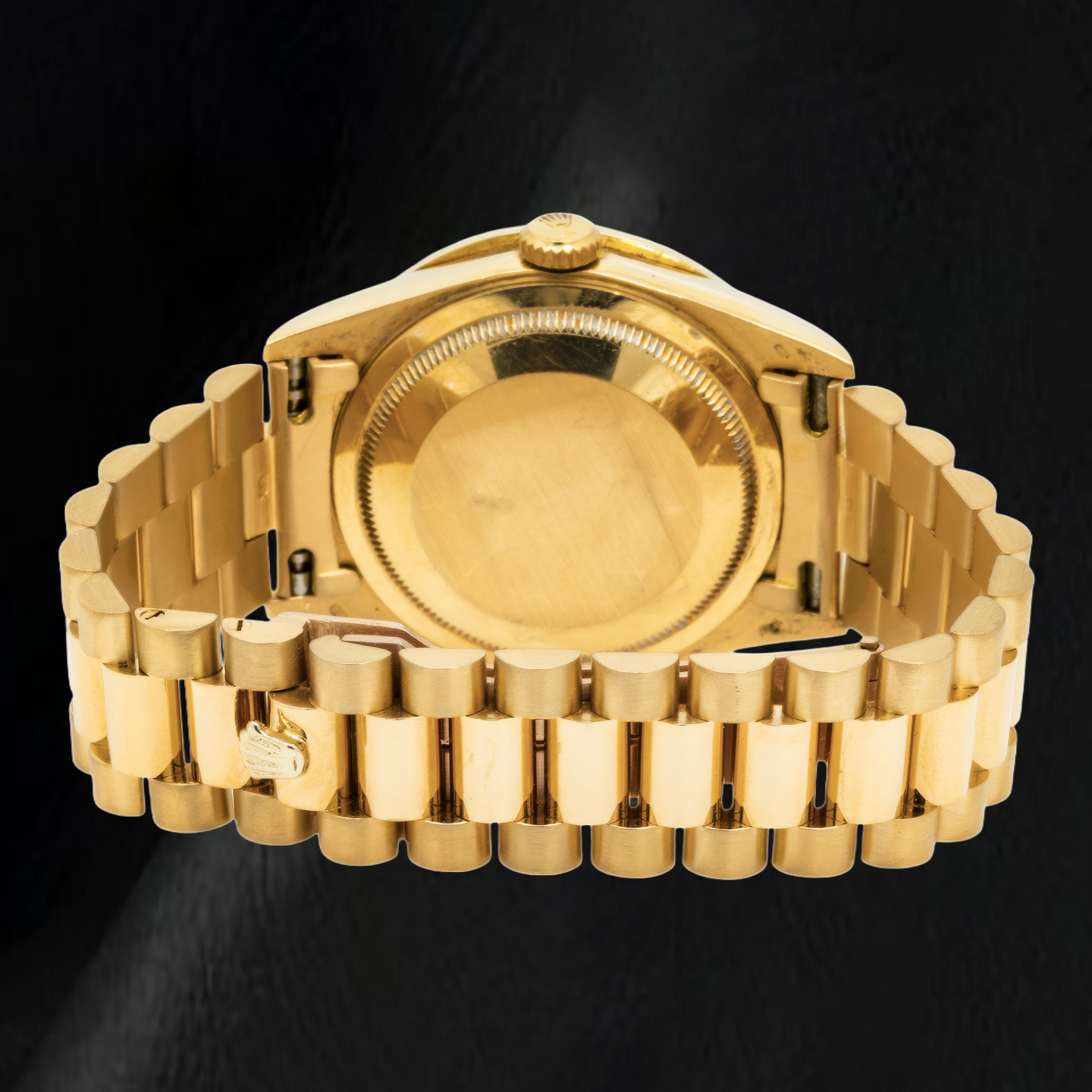 Rolex Day-Date 18238 36mm Blue Diamond Dial Yellow Gold Watch