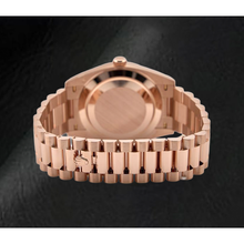 Rolex Day Date 228235 40mm Black Roman Dial Rose Gold Watch