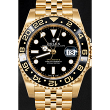 Rolex GMT-Master II 126718GRNR 40mm Black Luminous Dial Yellow Gold Watch