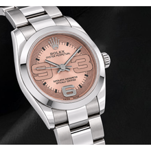 Rolex Oyster Perpetual 176200 26mm Salmon Arabic Dial Stainless Steel Watch