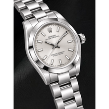 Rolex Oyster Perpetual 176200 26mm Silver Luminous Dial Stainless Steel Watch