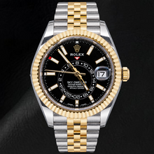 Rolex Sky-Dweller 326933 42mm Black Luminous Dial Two Tone Watch