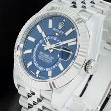 Rolex Sky-Dweller 336934 42mm Blue Luminous Stick Dial Stainless Steel Watch