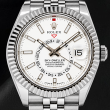 Rolex Sky-Dweller 336934 42mm White Luminous Dial Stainless Steel Watch