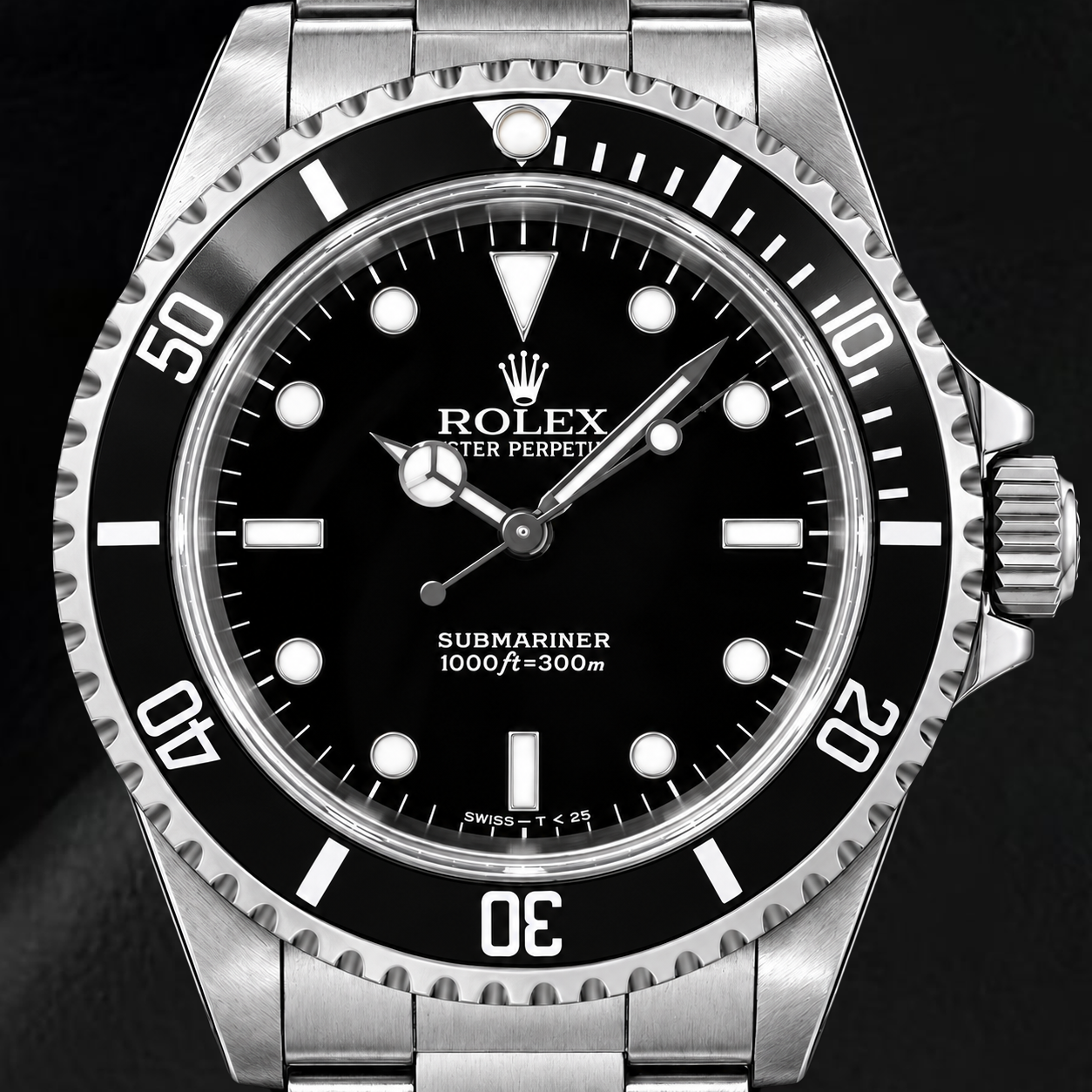 Rolex Submariner 14060 40mm Black Luminous Dial Stainless Steel Watch