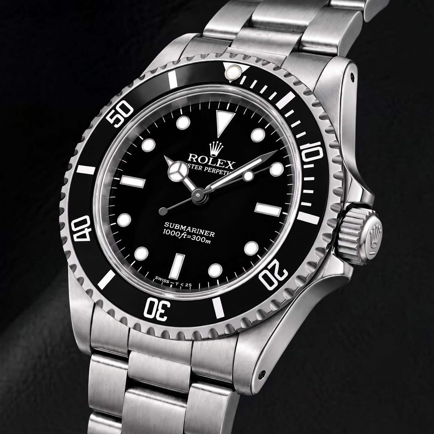 Rolex Submariner 14060 40mm Black Luminous Dial Stainless Steel Watch