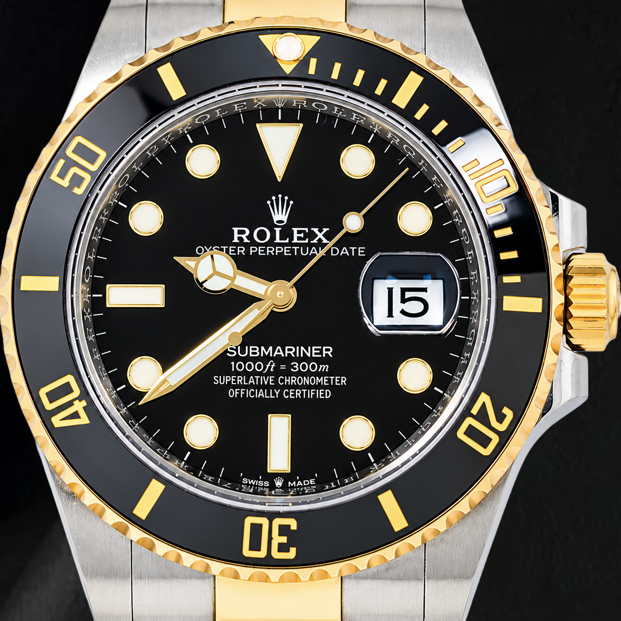 Rolex Submariner Date 126613LN 40mm Black Dial Two Tone Watch
