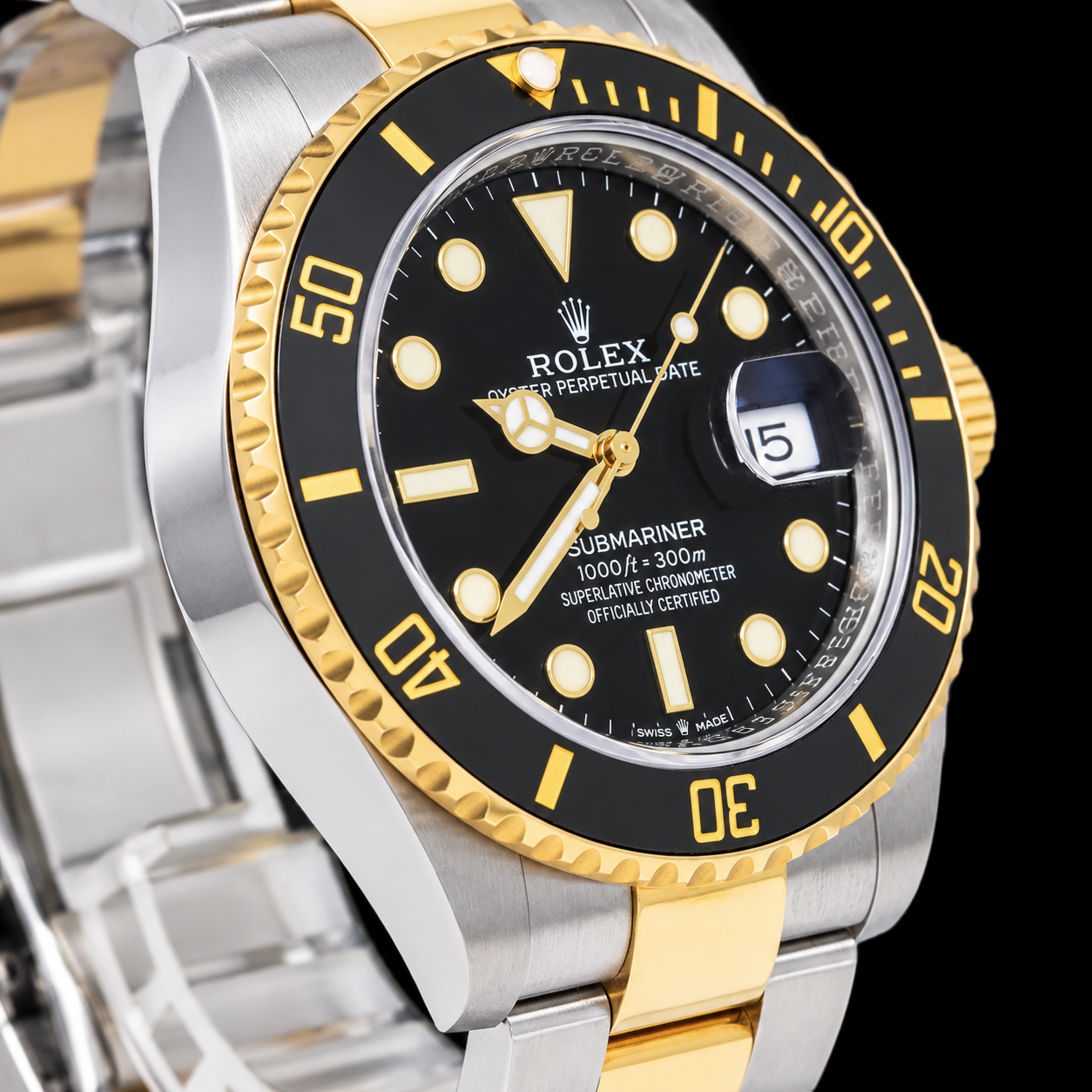Rolex Submariner Date 126613LN 40mm Black Dial Two Tone Watch