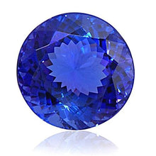 Tanzanite Round Brilliant Loose Sapphires Natural in Gold – main view