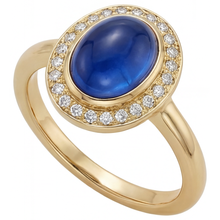 Handcrafted Gemstone Ring 3.75 ct – side view