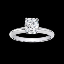 Solitaire Cushion Women Natural Earth Mined Diamond Ring Jewelry Gold 1.25 Ct.