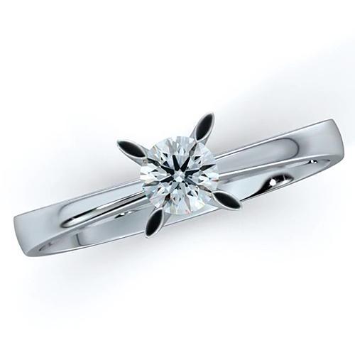 Natural Diamond Ring 1ct - White Gold 14K