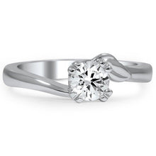 Solitaire Sparkling 1.50 Carats Round Cut Natural Earth Mined Diamond Wedding Ring
