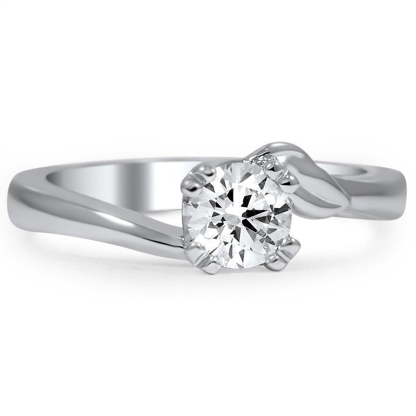 Solitaire Sparkling 1.50 Carats Round Cut Natural Earth Mined Diamond Wedding Ring