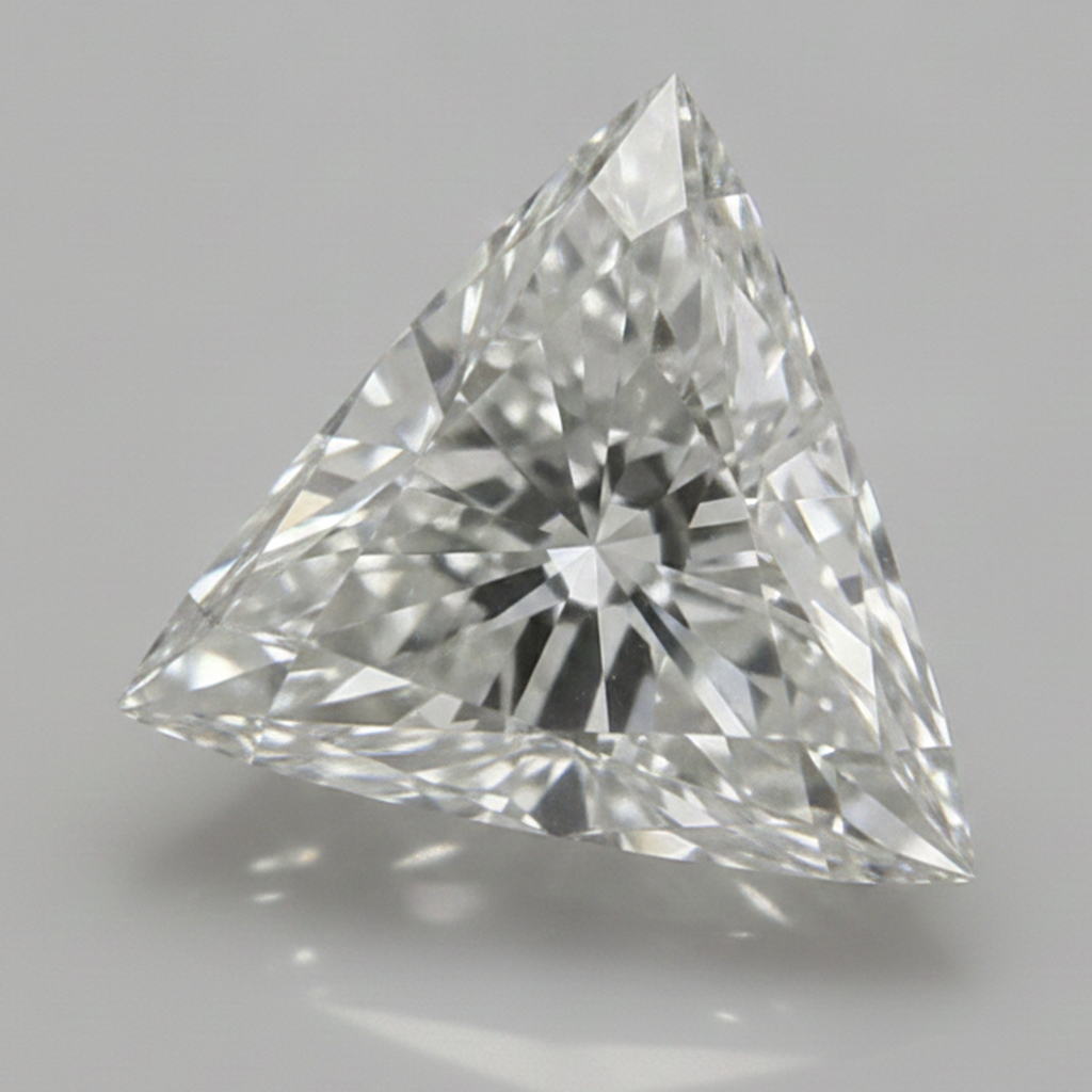 Sparkling 7 Carat Earth Mined H VS1 Natural Trilliant Cut Loose Diamond
