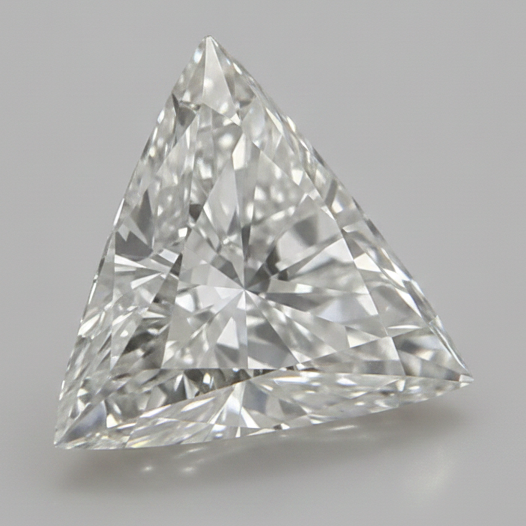 Sparkling 8 Carat Loose Diamond Natural Triangle Trilliant H VS1 Earth Mined