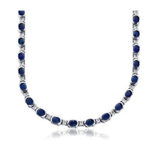 Sri Lanka Color Blue Sapphire IGI CERTIFIED Diamond 40.25 Carats Women Necklace