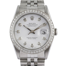 Stainless Steel Bracelet Rolex Datejust Men Watch Diamond Bezel