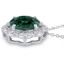Premium Tourmaline Gemstone Pendant 2.25 ct – angle view
