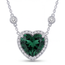 Tourmaline Gemstone Pendant 2.75-ct 14K White Gold – main view