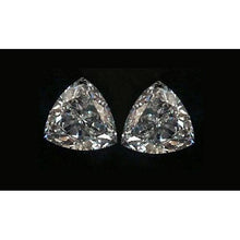 Trilliant Triangle Cut Diamonds Matching Pair 1 Carats G Si Loose Diamond Diamond
