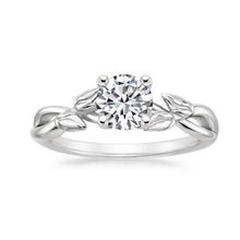 White Gold Round Solitaire Natural Earth Mined Diamond 1.60 Carats Engagement Ring New