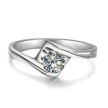 White Gold 14K Solitaire Brilliant Cut 1.25 Ct Natural Earth Mined Diamond Engagement Ring