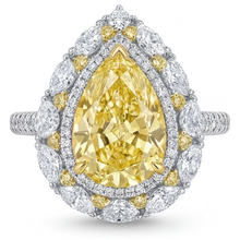 Shimmering Halo Setting Ring 3.50 ct – main view
