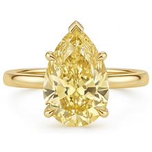 Custom Yellow Canary Diamond Statement Ring 2 ct – main view