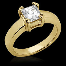 0.75 Carats Diamond Ring Solitaire Engagement Ring Yellow Gold 14K