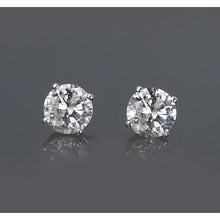 1 Carat Diamond Stud Earring Round Cut