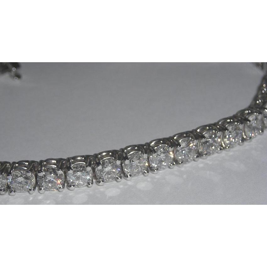 10 Carats Diamond Tennis Bracelet Vs Jewelry White Gold Bracelet