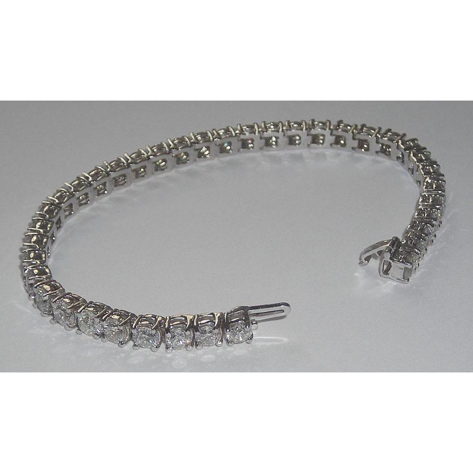 10 Carats Diamond Tennis Bracelet Vs Jewelry White Gold Bracelet