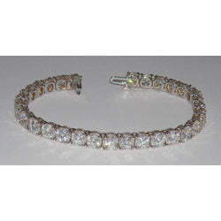 11.70 Ct. Natural Earth Mined Diamonds Tennis Bracelet Vs Jewellery Round Back Mounting